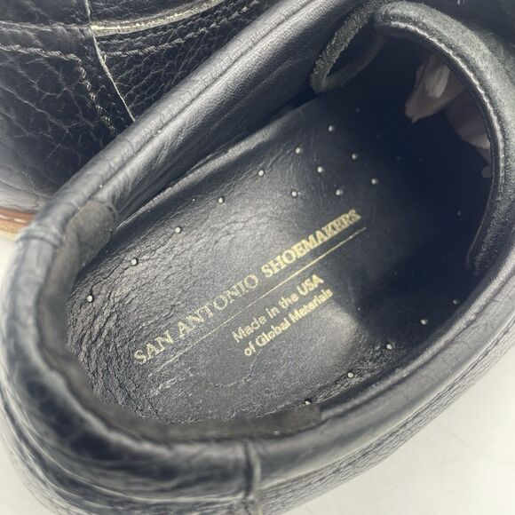 SAS Waypoint Men 10.5 W Wide Black Leather Comfort Oxford Orthopedic Walking main image 7